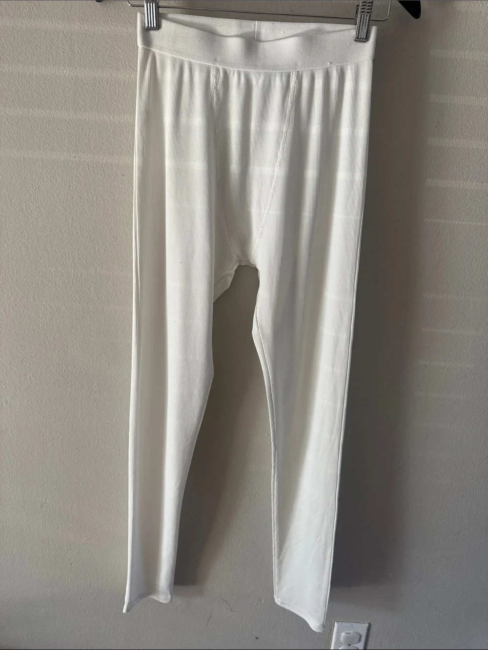 Men's White Thermal Long Johns - Classic Lightweight Base Layer